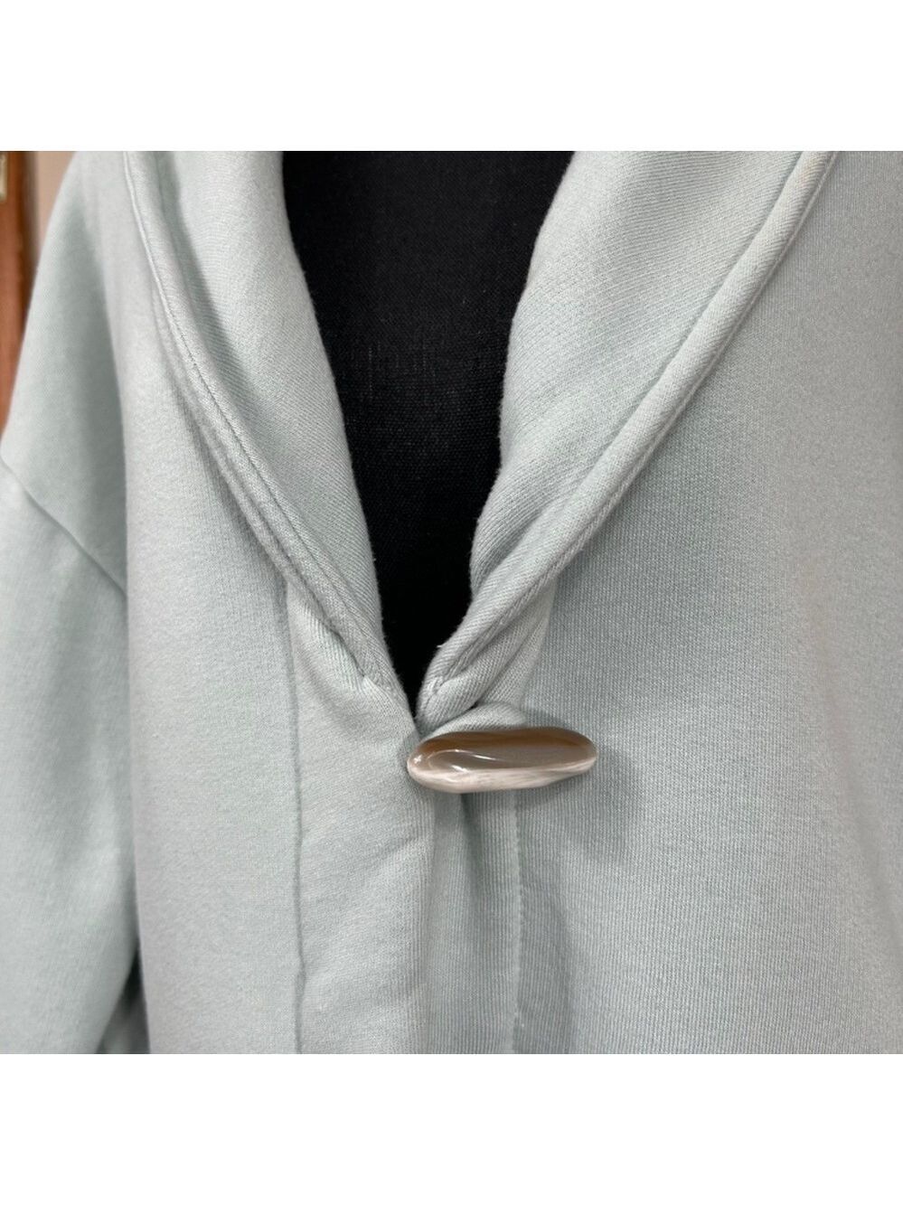 Merona Vintage Pale Blue Car Coat Size L - Picture 4 of 9
